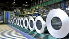 rolls of steel sheet