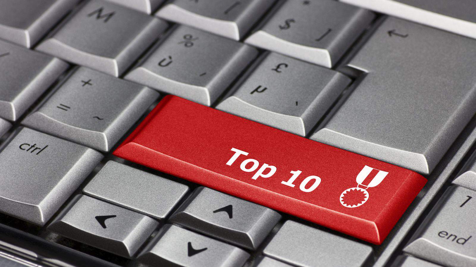 Computer key - Top 10 ASX today