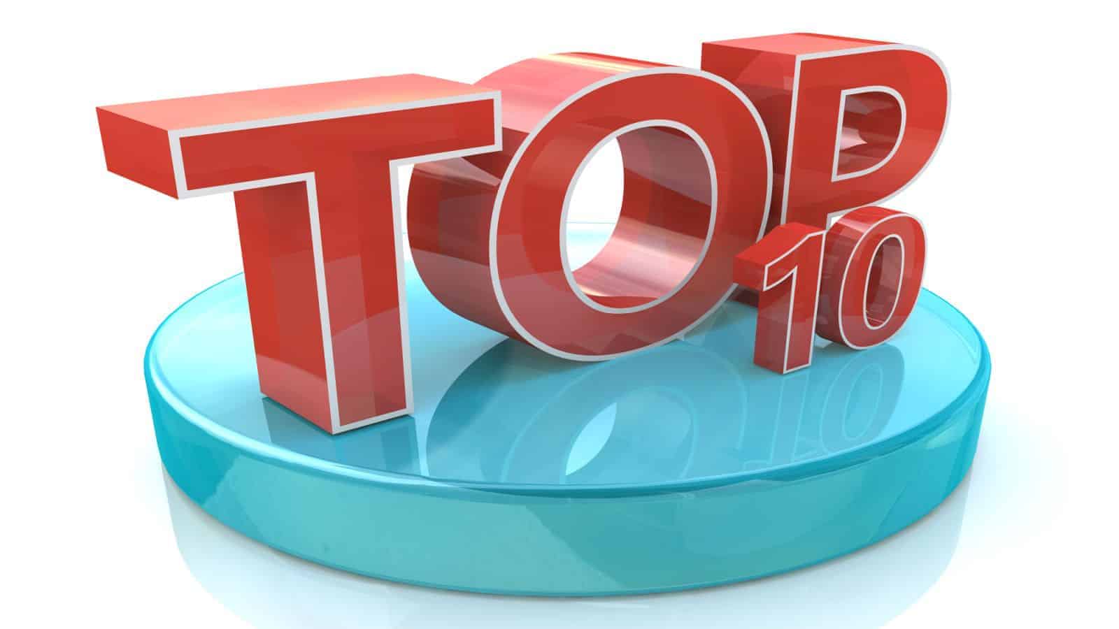 Top 10 asx shares today