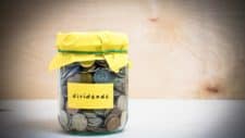 A money jar with label indicating ASXdividend shares