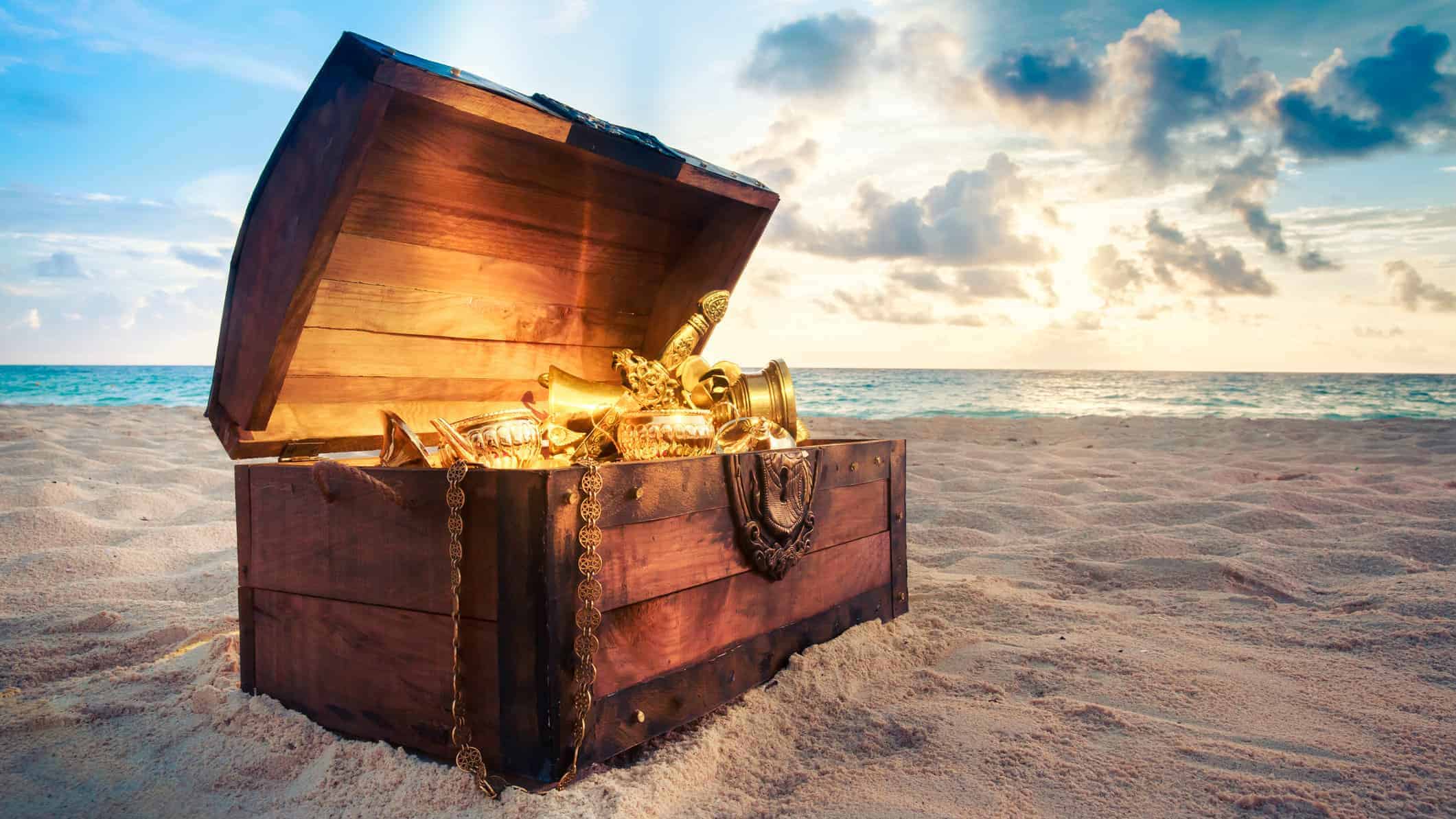 treasure chest full of gold