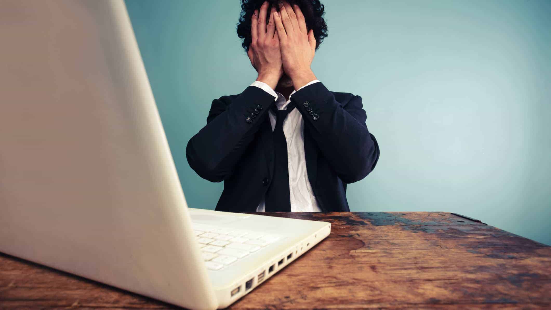 feeling bad, bad news, in the red, disappointed