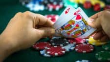 Casino Chips Winning Hand representing crown share price