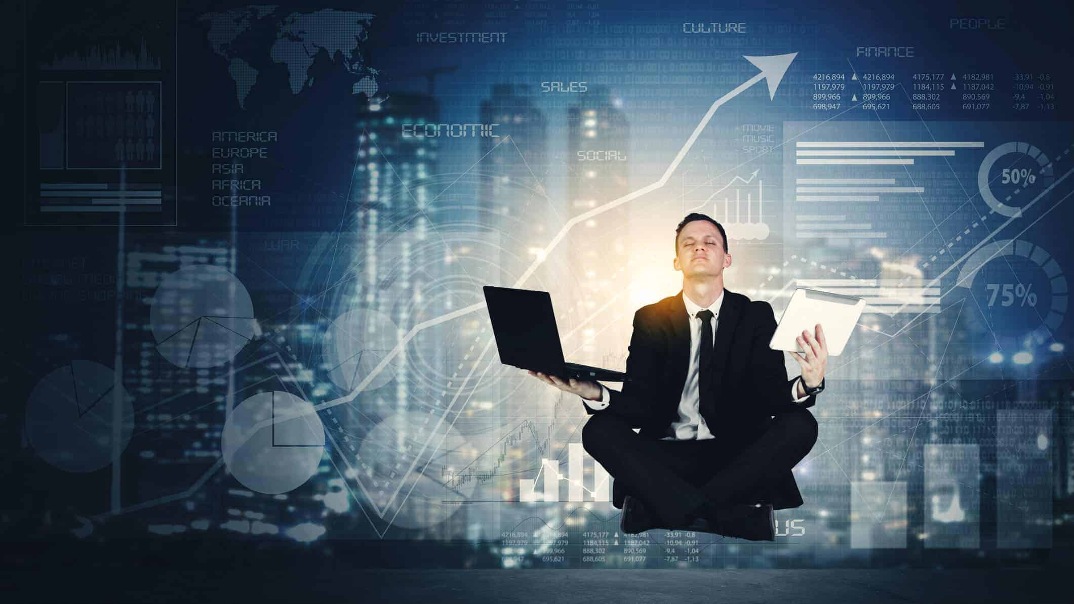 business share price