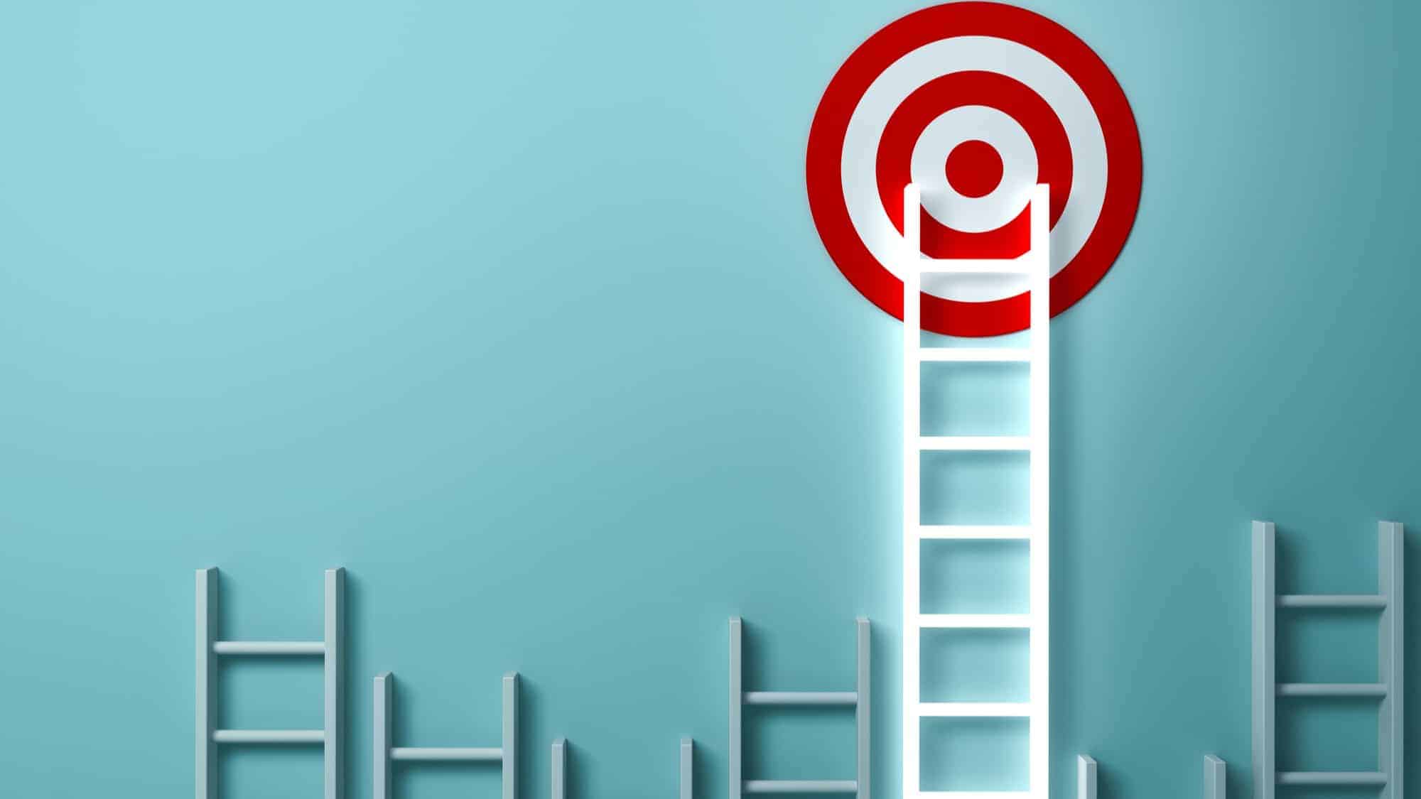 ASX share new high represented by ladder climbing to higher target