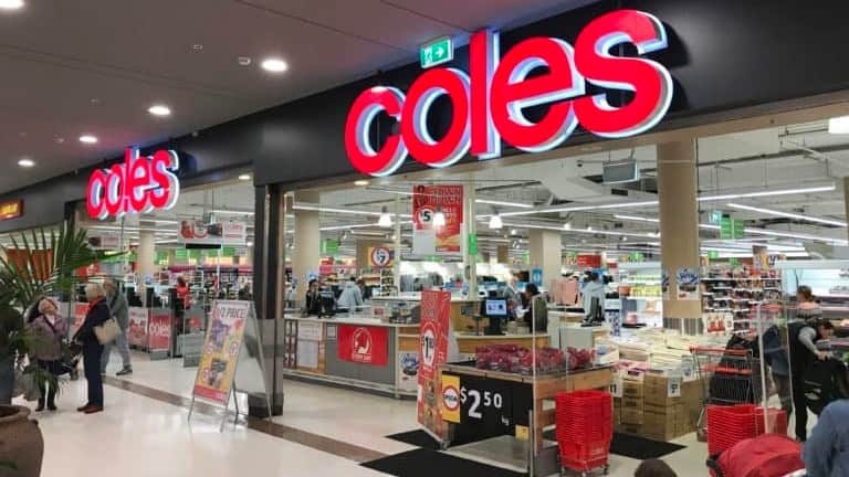 Coles share price
