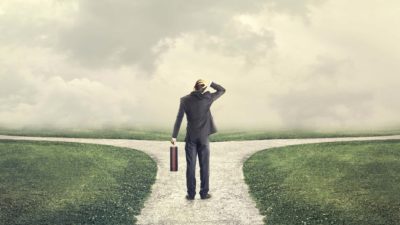 Making a decision at a crossroads