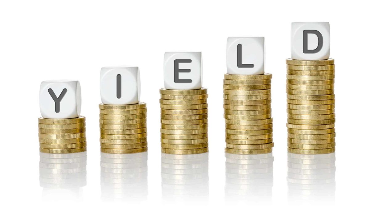 stack of coins spelling yield, asx dividend shares