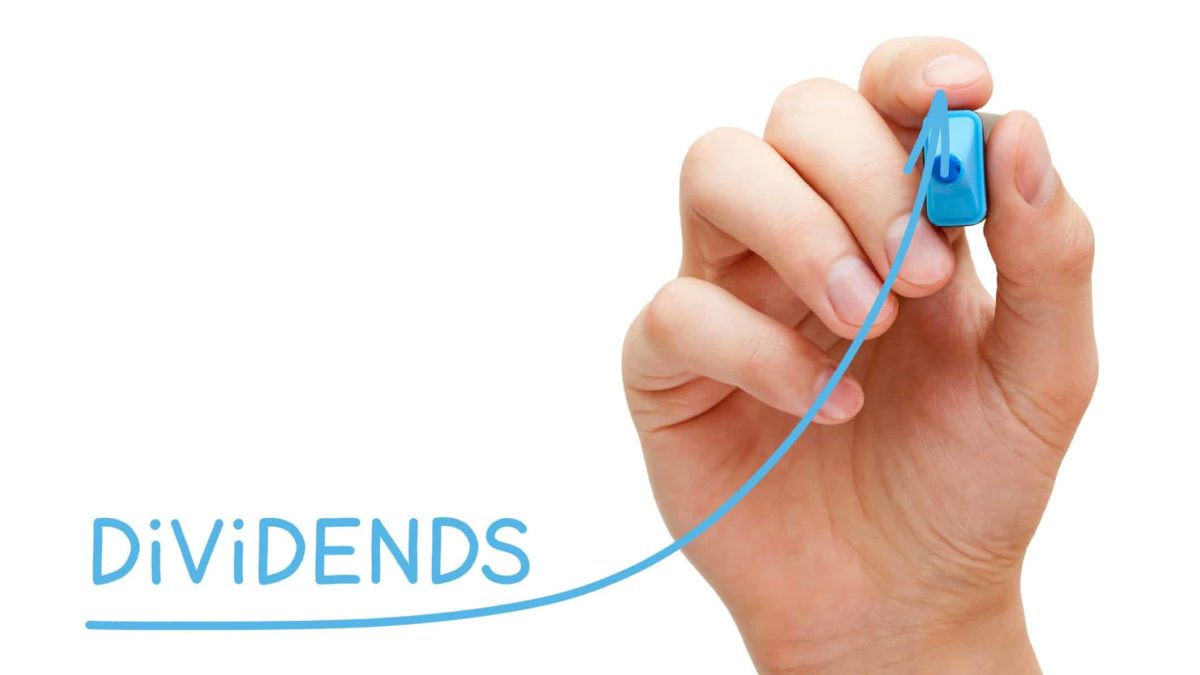 dividend chart increasing