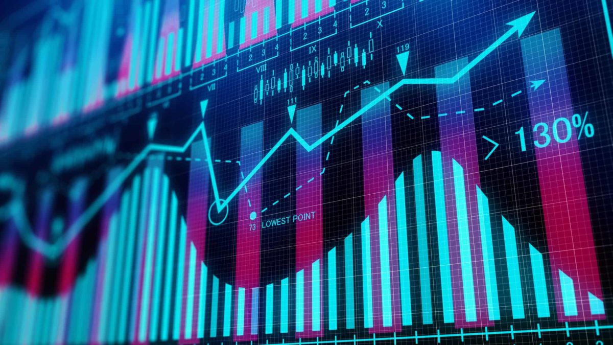 abstract technology chart graphic