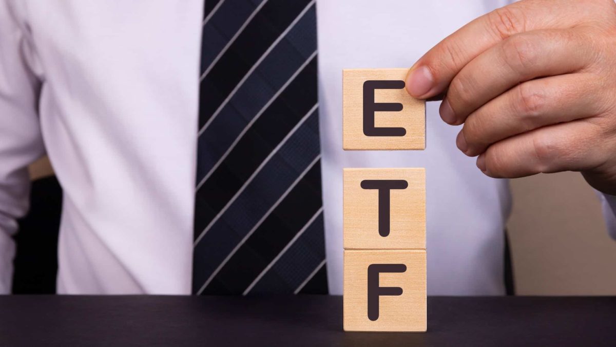 Wooden blocks depicting letters ETF, ASX ETF