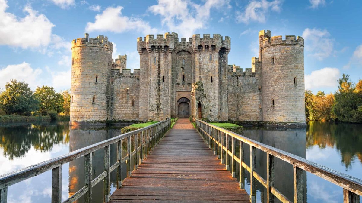 moat bridge to a castle