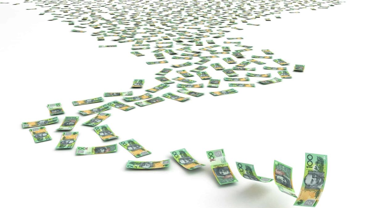 $100 notes multiplying into the future representing asx growth shares