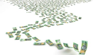 $100 notes multiplying into the future representing asx growth shares