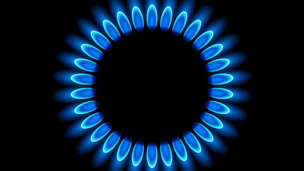 close up shot of gas burner representing asx energy share price