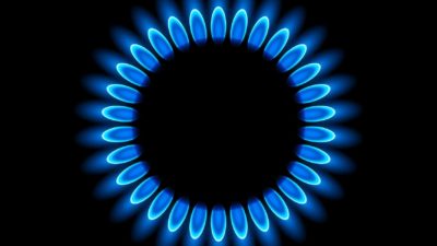 close up shot of gas burner representing asx energy share price