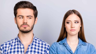 suspicious customers of asx shares like big four banks looking shadily at each other