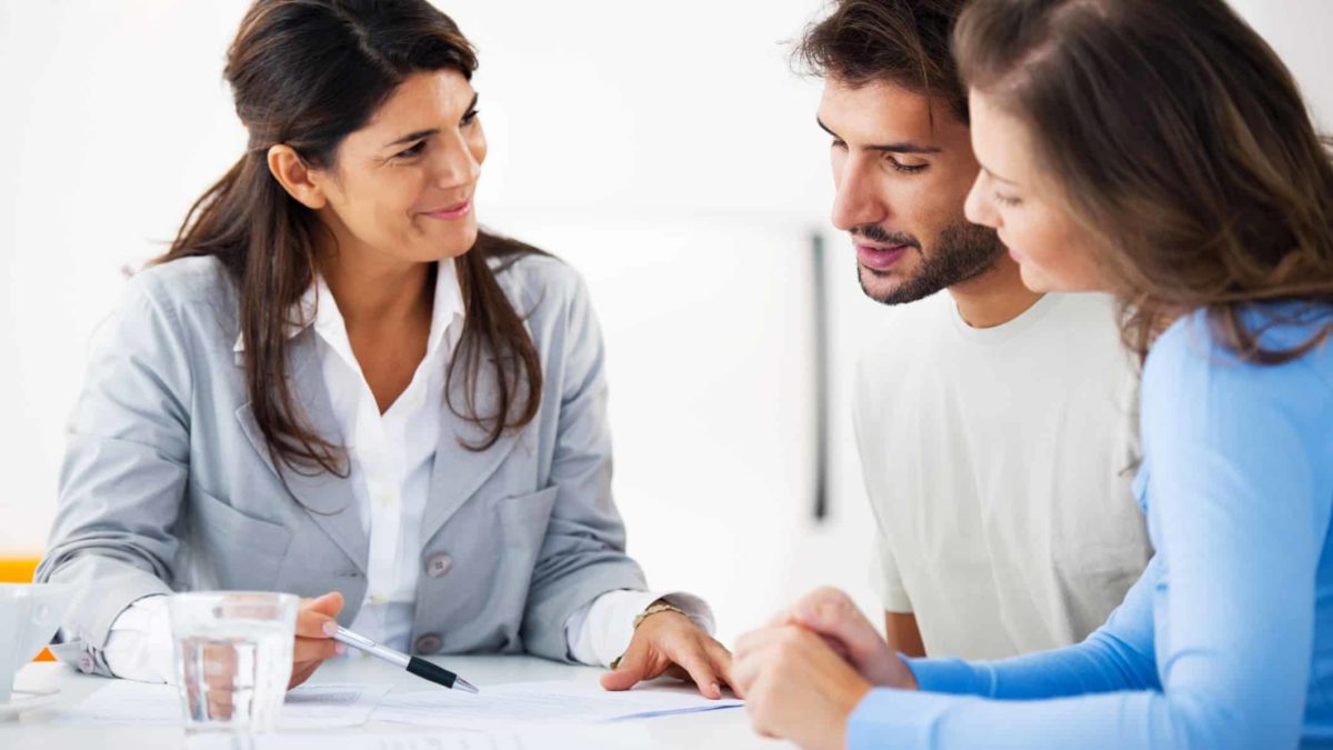 happy female presenting