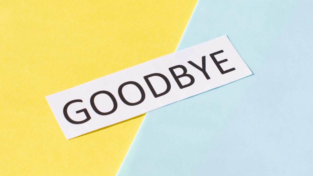 asx shares delisting represented by goodbye sign