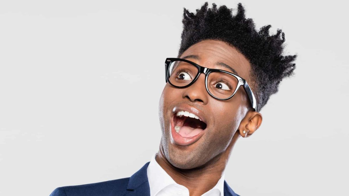 asx share price rising represented by surprised investor with open mouth