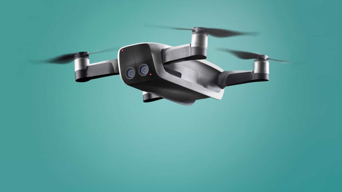 rising asx share price represented by drone flying in the air