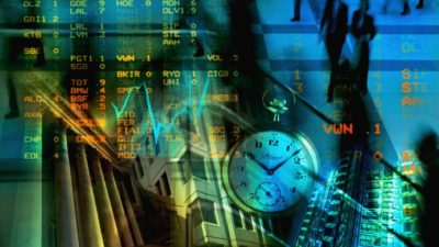 A graphic showing share price movement, ASX market watch