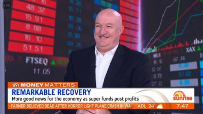 Scott Phillips on Weekend Sunrise 23 May 2021