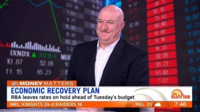 Scott Phillips on Weekend Sunrise 9 May 2021