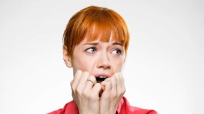 womenn worried and in fear