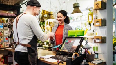 buy transaction between a customer and a merchant