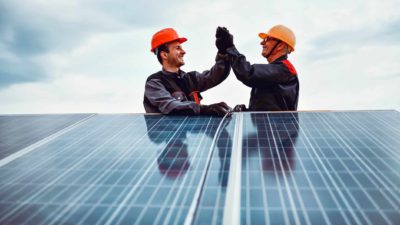 happy solar panel installers, solar energy