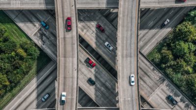 interchanging highways with light traffic