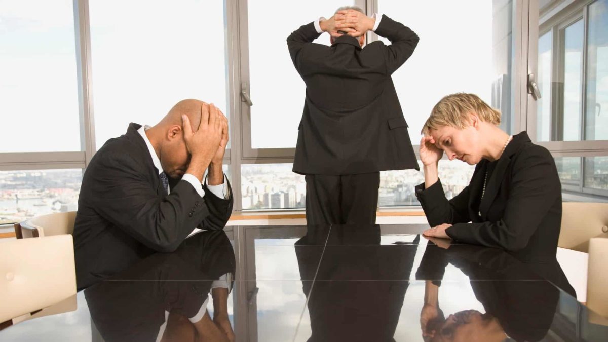 A group of disappointed board members.