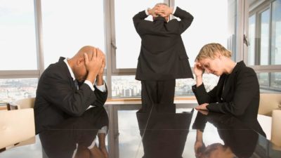 A group of disappointed board members.