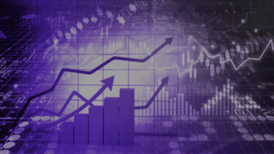 Purple tech growth chart