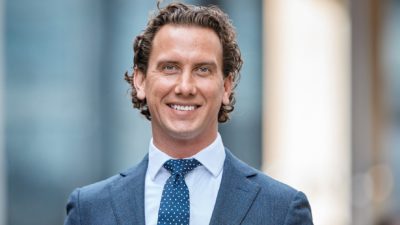 Portrait of Adam Lund, analyst, head of trading & co-founder, Spheria Asset Management.